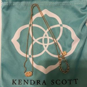Kendra Scott rose gold necklace